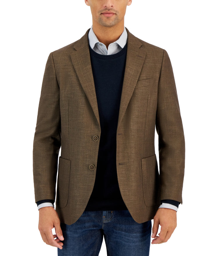 Nautica Men Modern-Fit Active Stretch Structure Weave Sport Coat