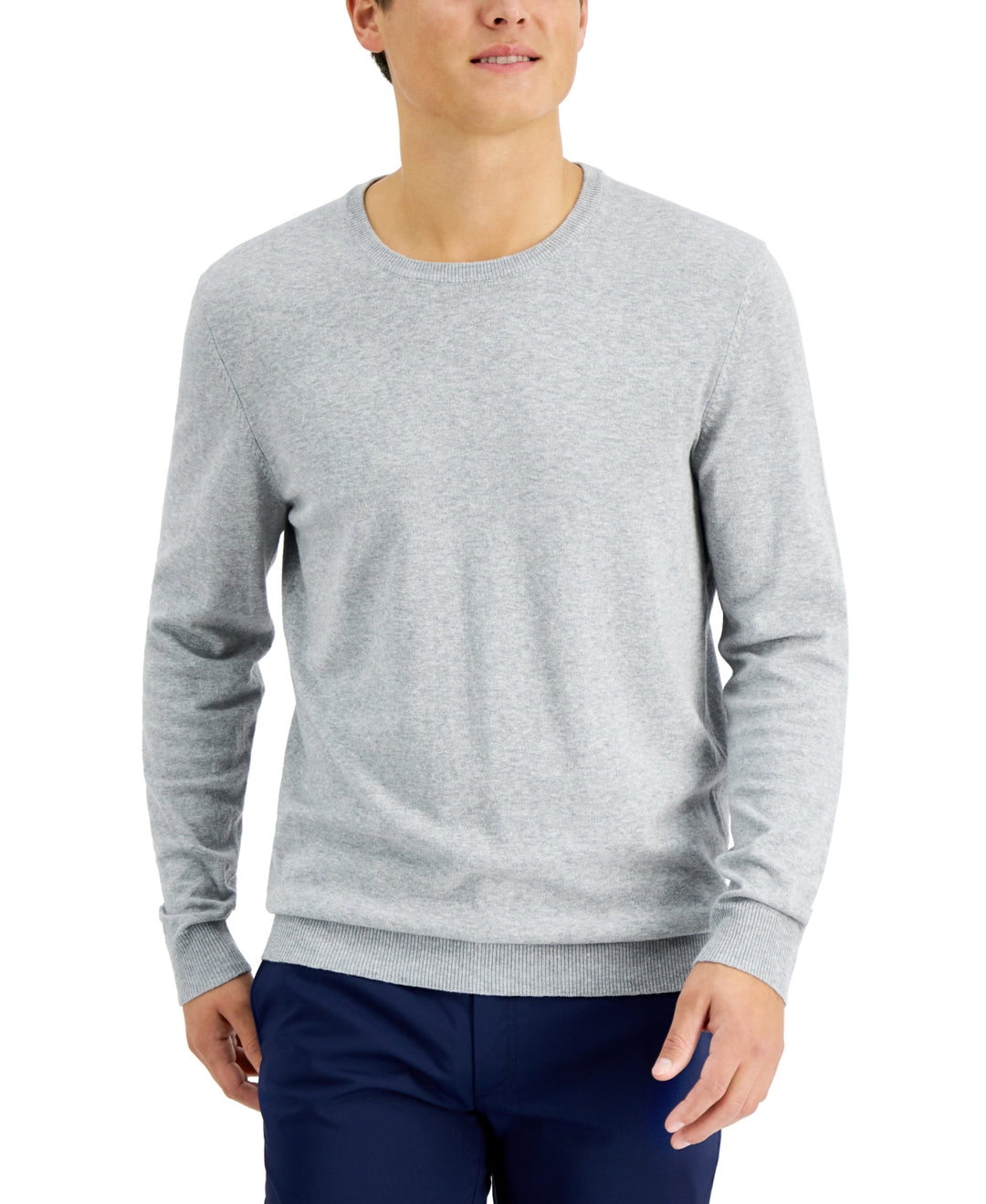 Alfani MEN Solid Crewneck Sweater