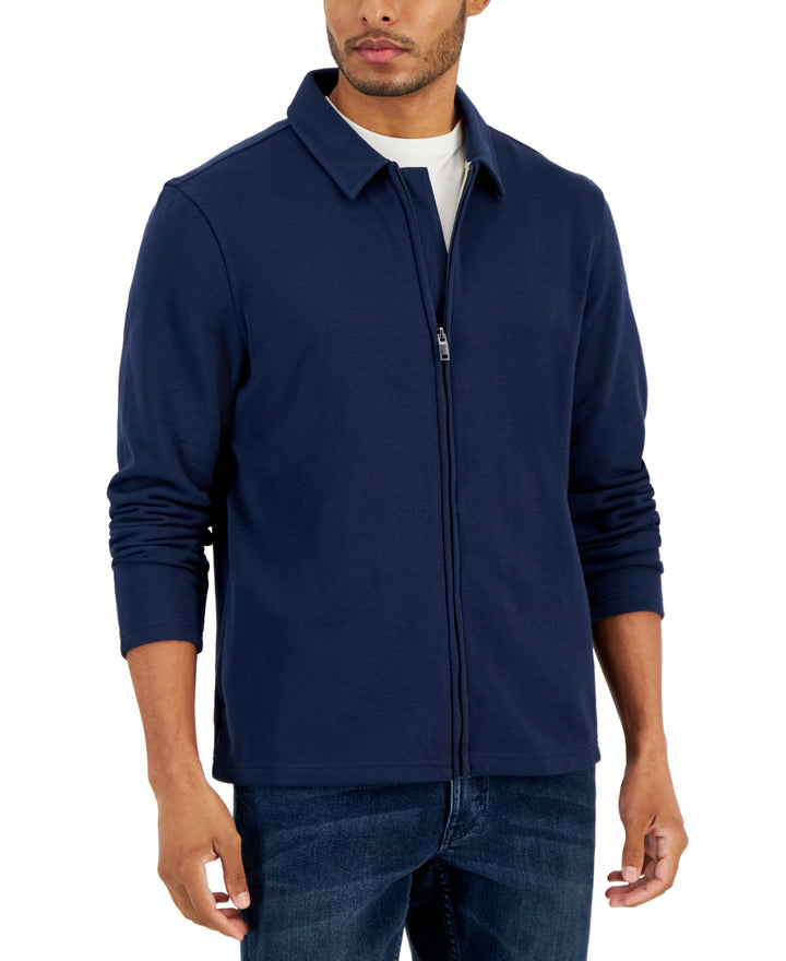 Alfani MEN Zip-Front Harrington Jacket