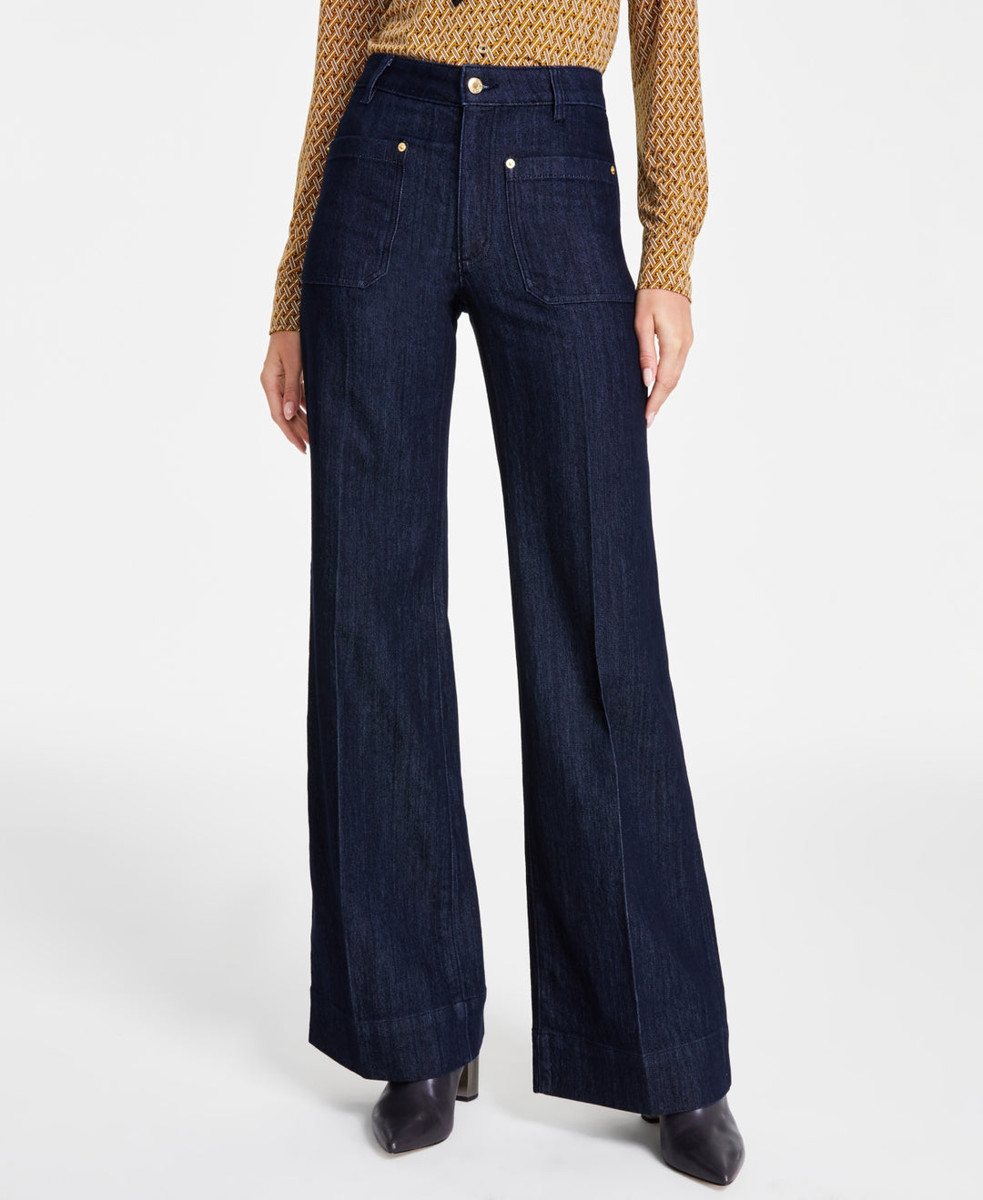 MICHAEL MICHAEL KORS Wide Flare-Leg Jeans