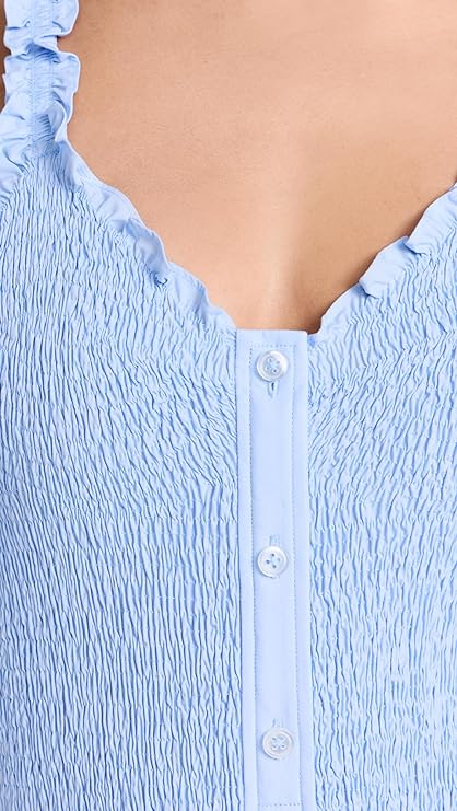 alexanderwang.t Cotton Smocked Tank Dress