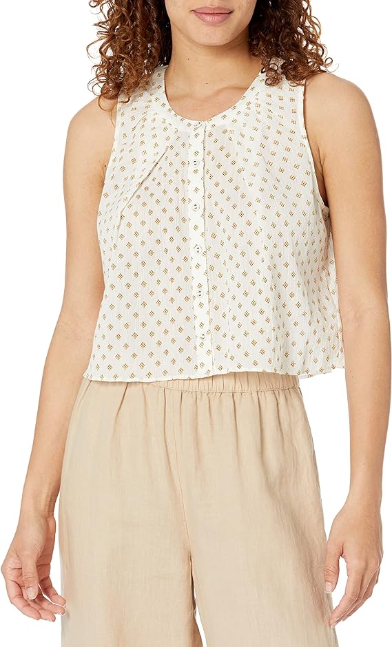 Joie Gemma Printed Sleeveless Blouse