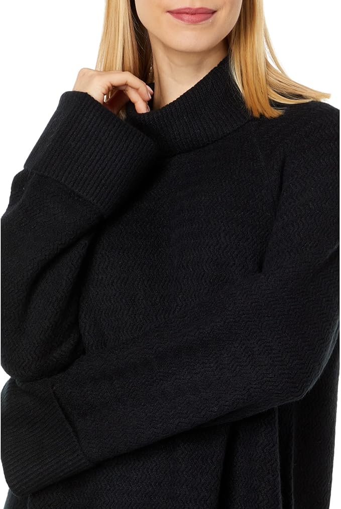 Vince Camuto Turtleneck Zigzag Knit Tunic