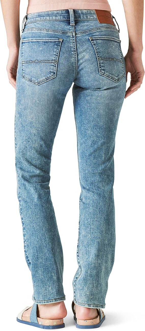 Lucky Brand Sweet Mid Rise Straight-Leg Jeans