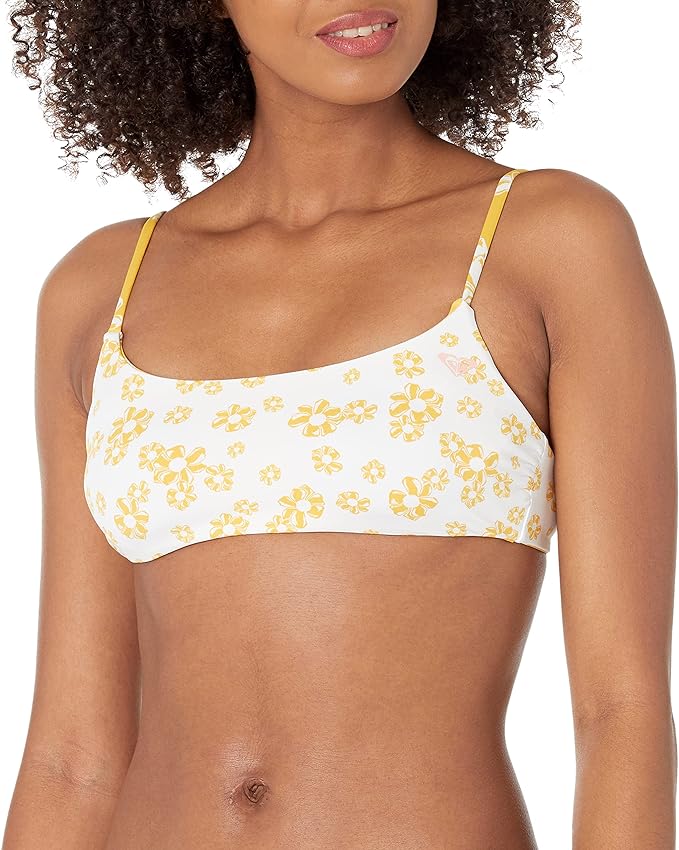 Roxy Flower Lover Reversible-Print Bikini Top