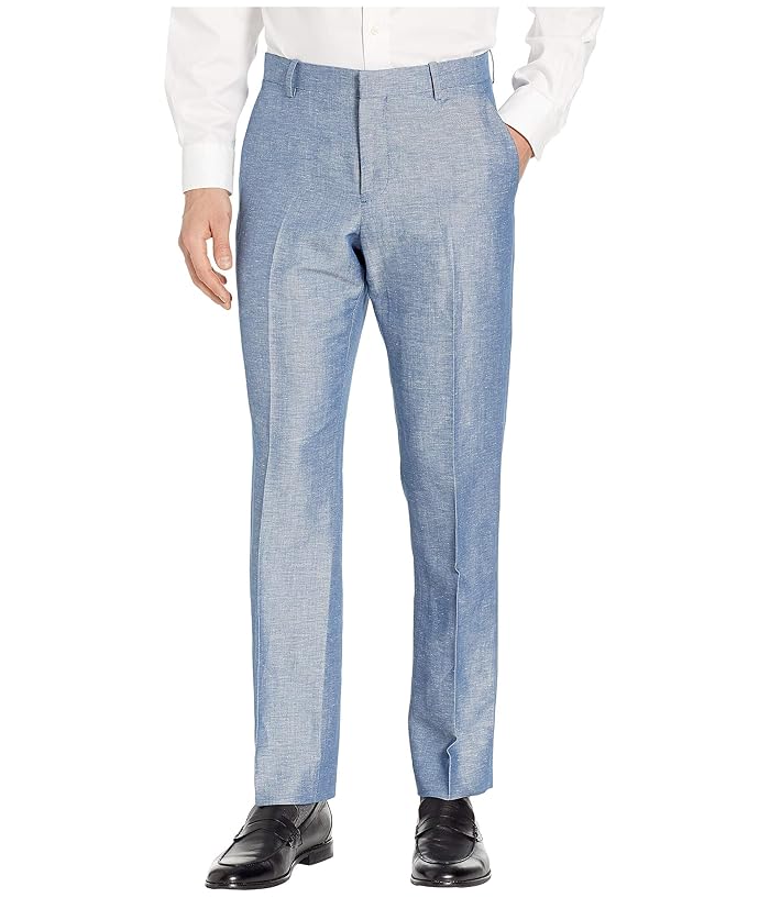 Perry Ellis Portfolio Men's Modern-Fit Linen/Cotton Dress Pants