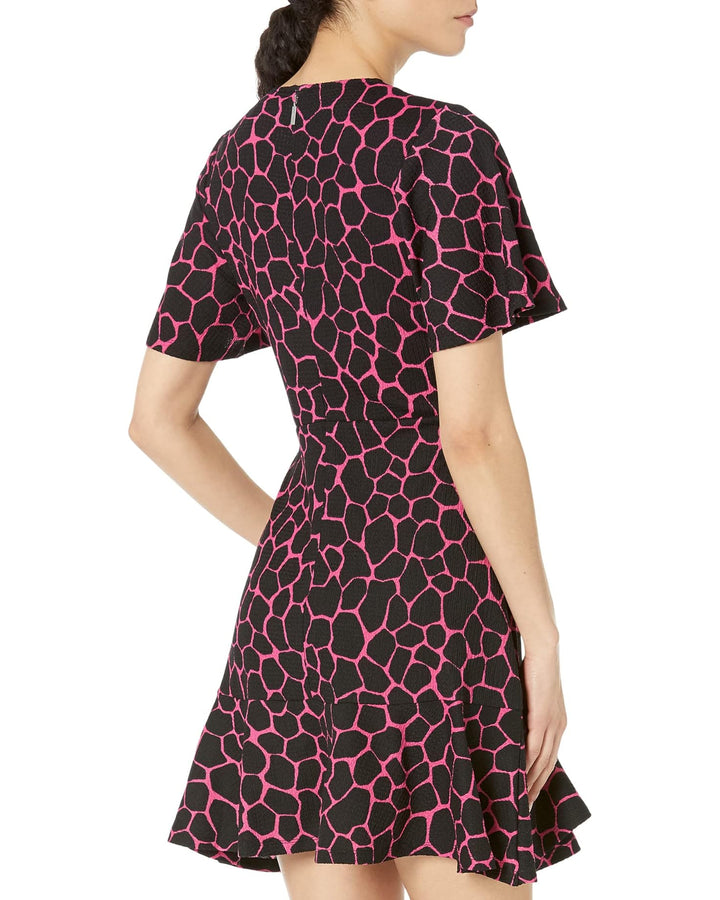 MICHAEL MICHAEL KORS Flutter-Wrap Mini Dress