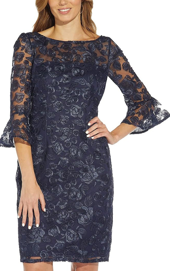 Adrianna Papell Rosie Lace Sheath Dress
