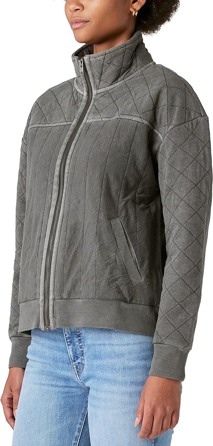 Lucky Brand Quilted Zip-Up Jacket