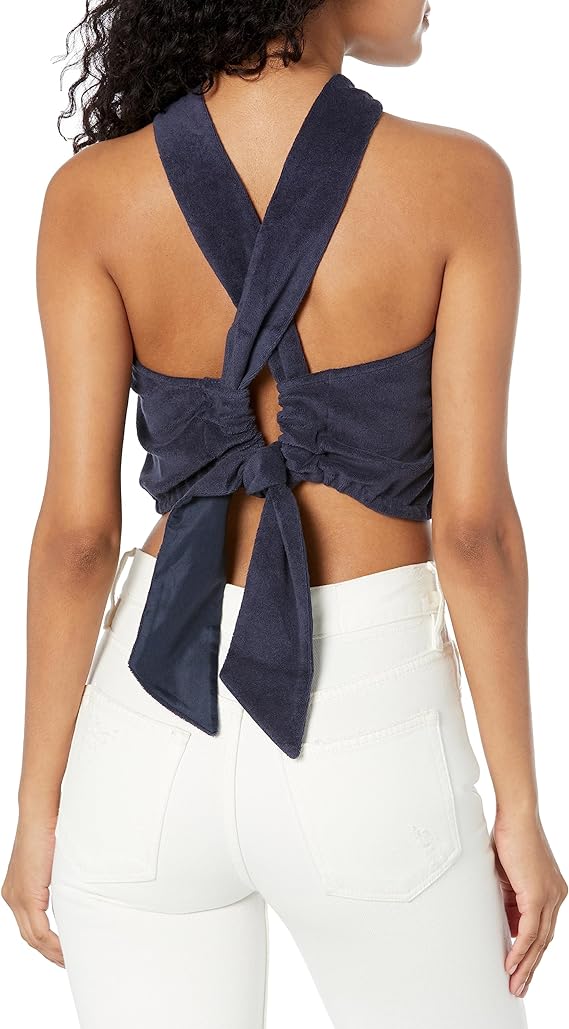 Joie Anika Tie Back Crop Top