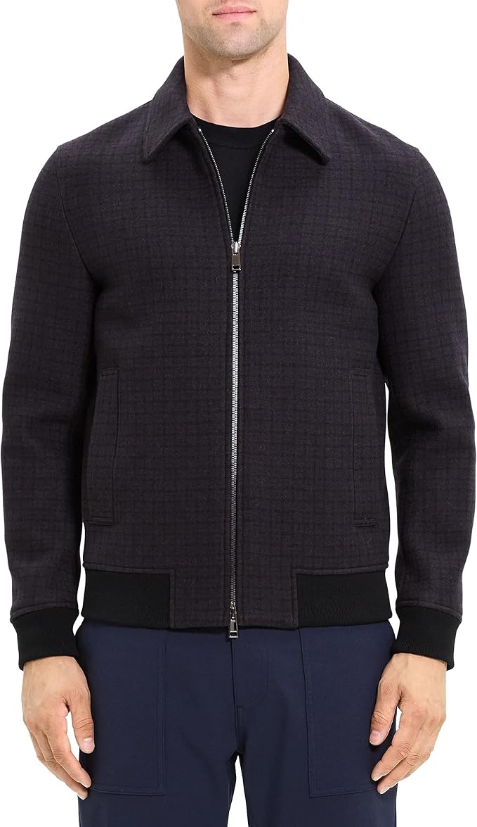 Theory Wyatt Micro Check Jacket