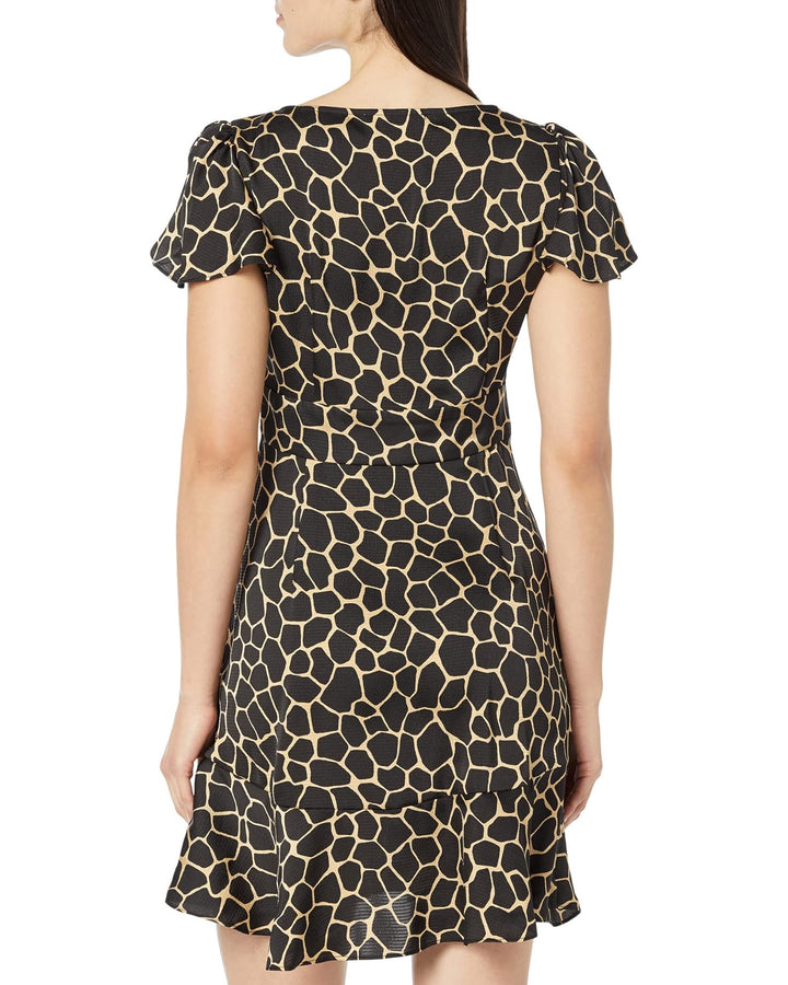 MICHAEL KORS Giraffe Tie Mini Dress