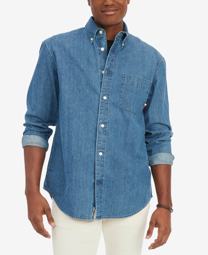 Tommy Hilfiger MEN Button-Down Denim Shirt