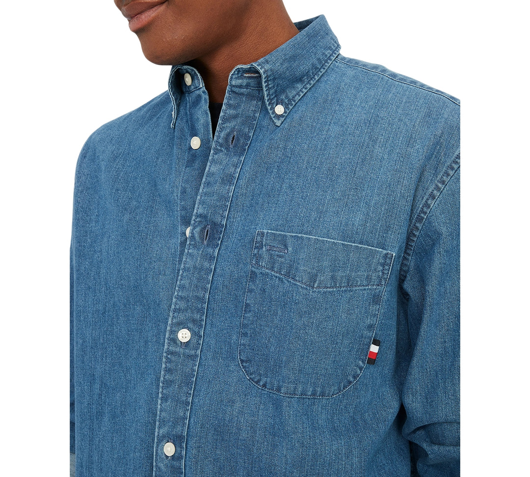 Tommy Hilfiger MEN Button-Down Denim Shirt