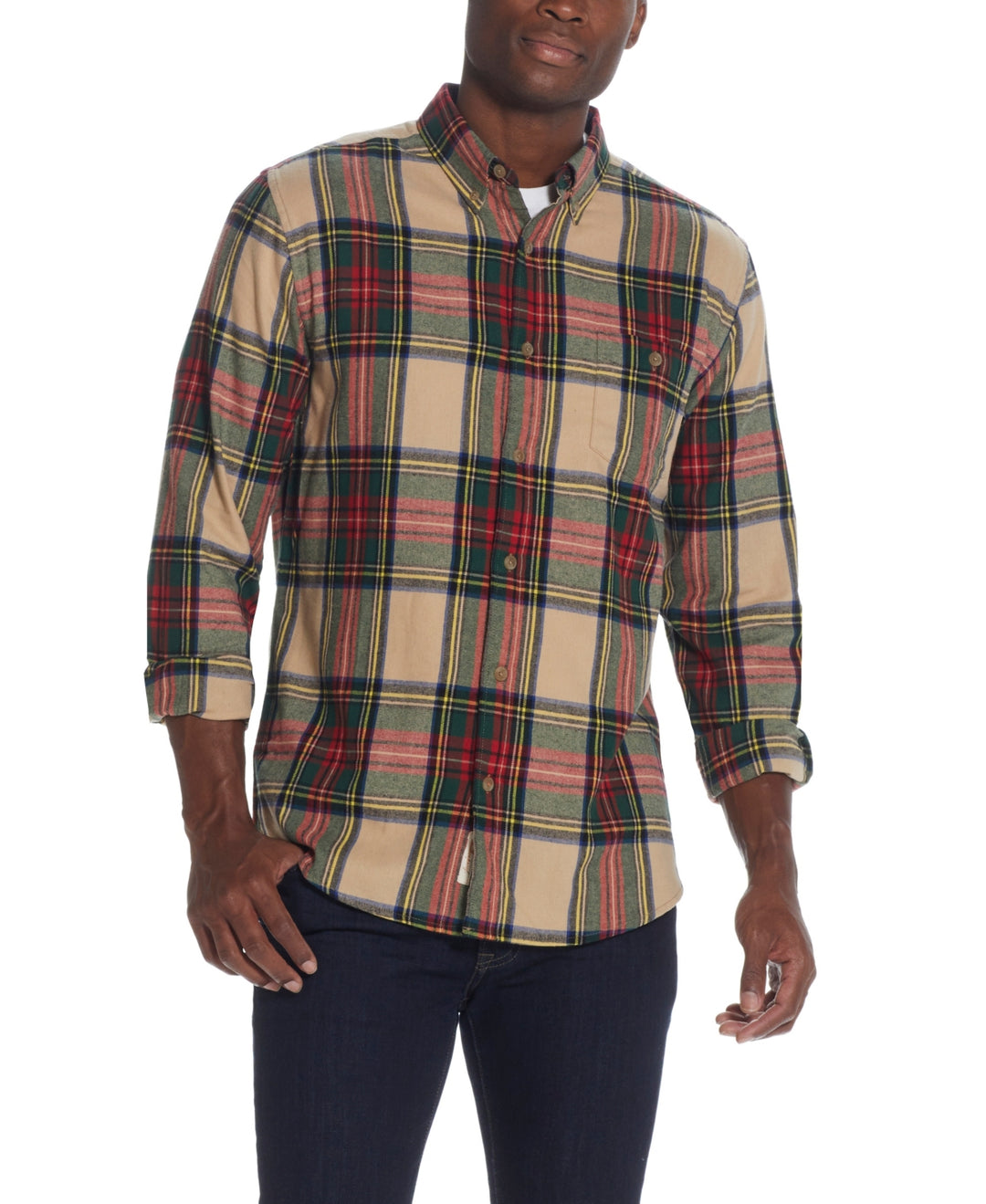 Weatherproof Vintage MEN Antique-Like Flannel Shirt