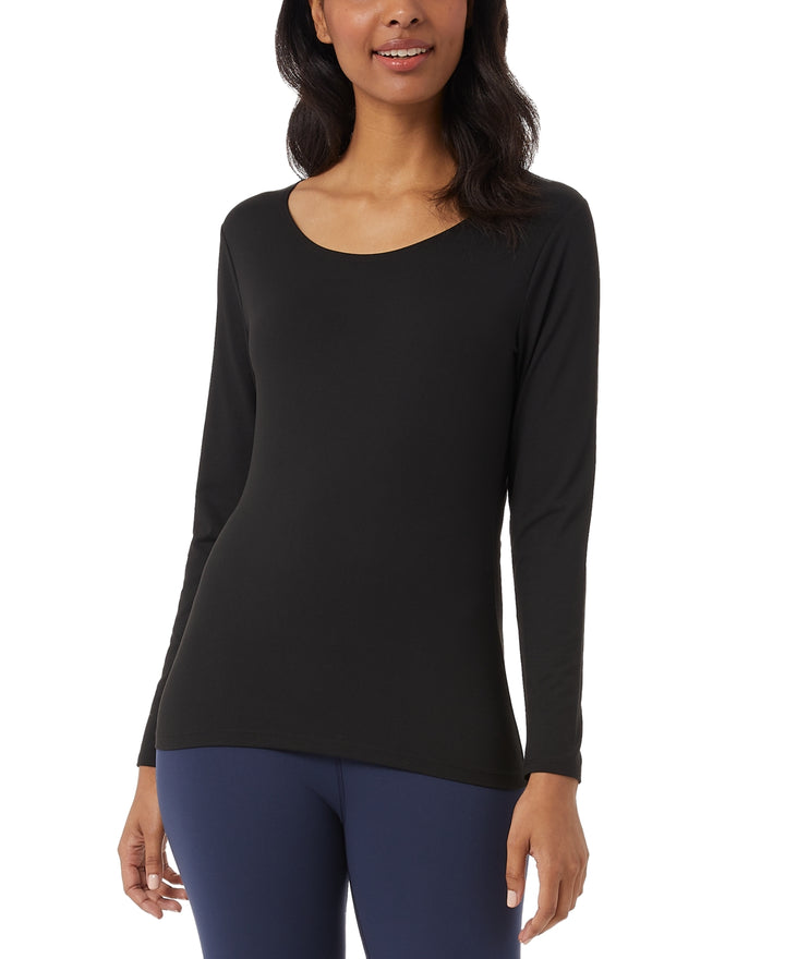 32 Degrees Scoop-Neck Long-Sleeve Top