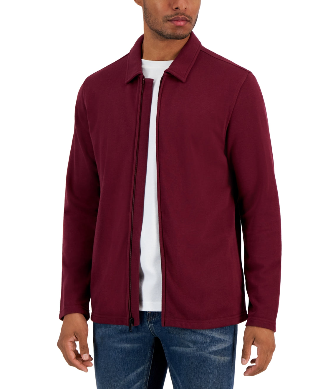 Alfani MEN Zip-Front Harrington Jacket