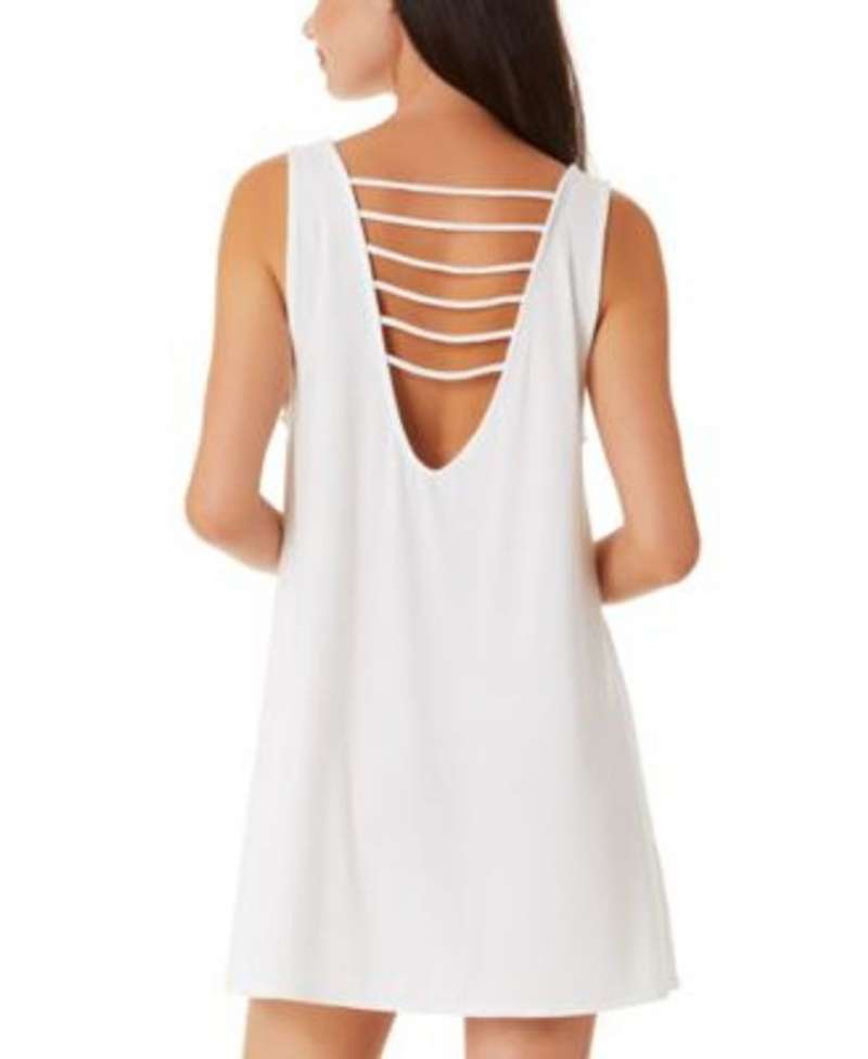 California Waves Juniors' Strappy Swim Cover-Up Dress