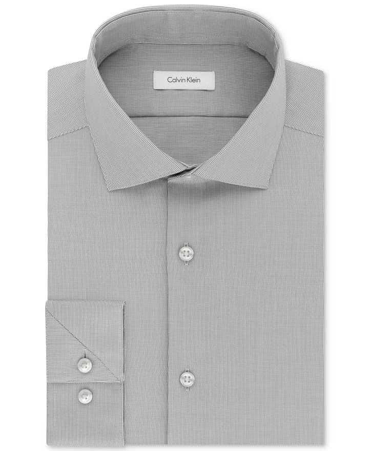 Calvin Klein MEN Slim-Fit Non-Iron Stretch Performance Dress Shirt