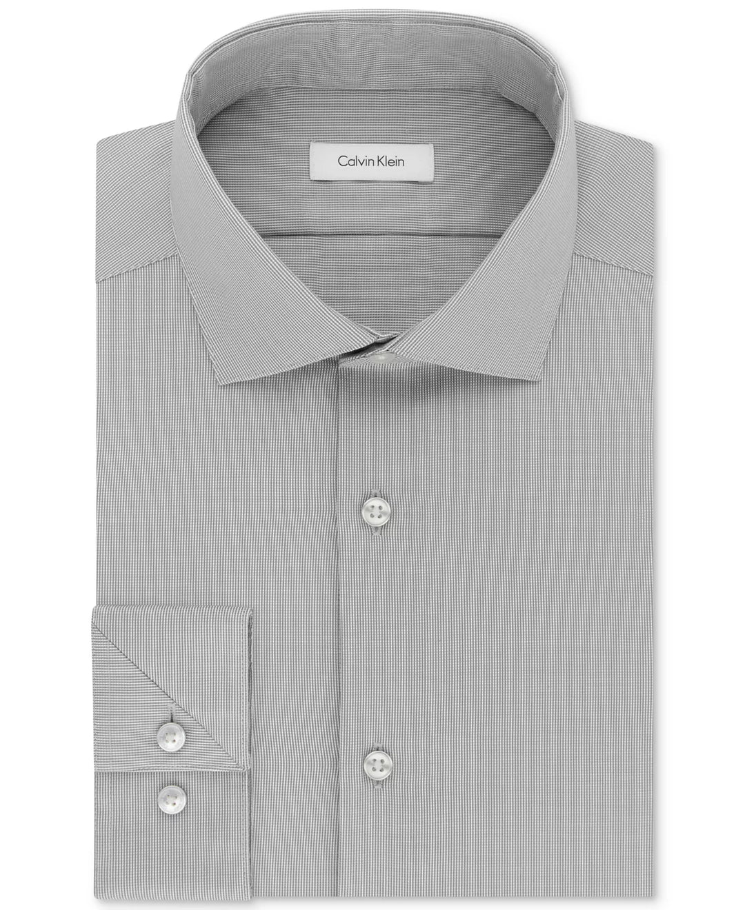 Calvin Klein MEN Slim-Fit Non-Iron Stretch Performance Dress Shirt