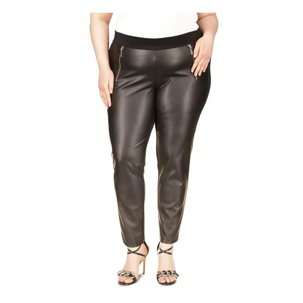 MICHAEL MICHAEL KORS Mixed-Media Skinny Pants