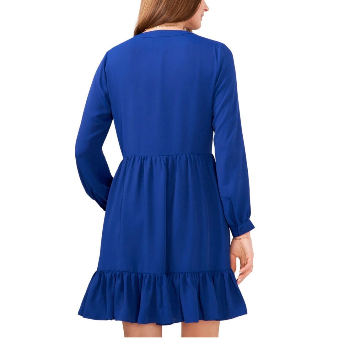 Vince Camuto Long Sleeve V-Neck Dress