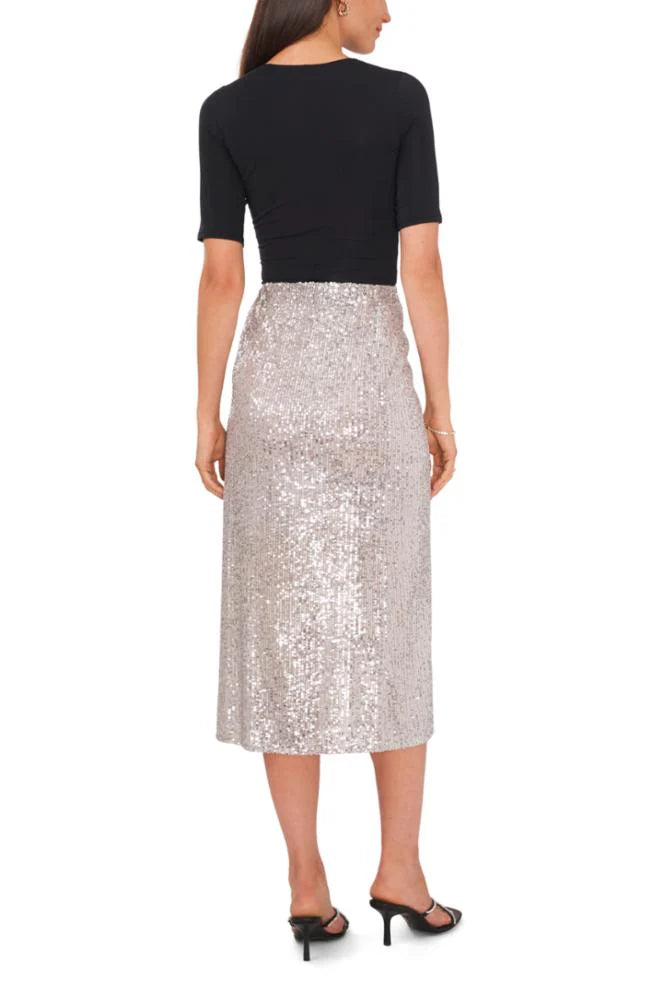 VINCE CAMUTO Sequined Midi Skirt