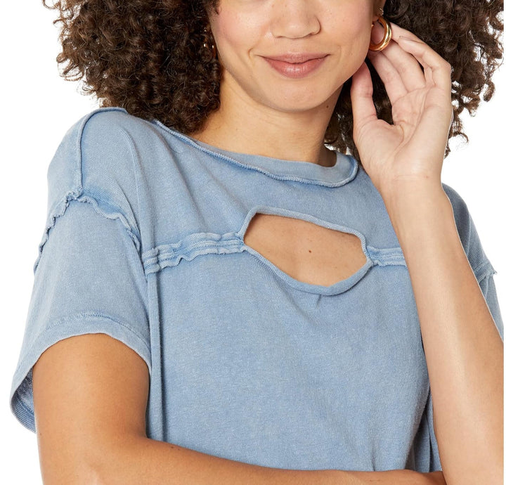 Free People Cutout Tee