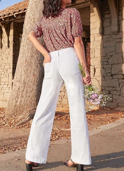 Royalty For Me Womens Wide Leg Sustainable Jean