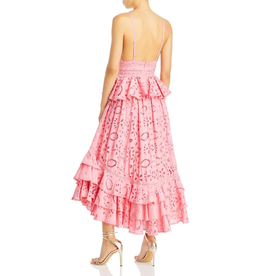 Rococo Sand Tiered Fit and Flare Dress