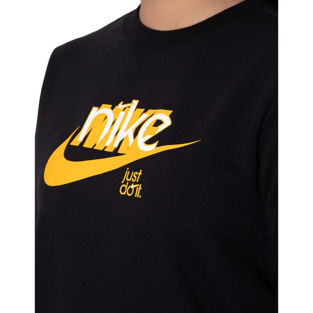 Nike Sportswear Club French Terry Graphic Crewneck Fleece Sweatshirt