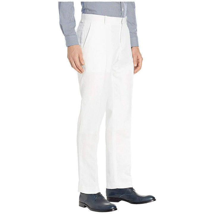 Perry Ellis Men's Modern-Fit Linen/Cotton Solid Dress Pants