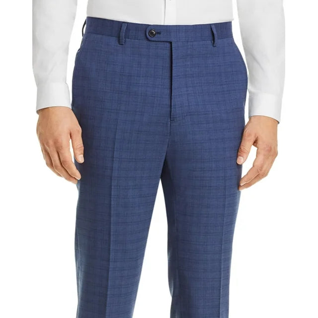 John Varvatos Bleecker Plaid Slim Fit Suit Pants