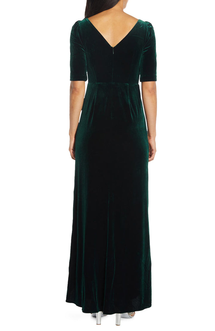 Adrianna Papell Covered Velvet Gown