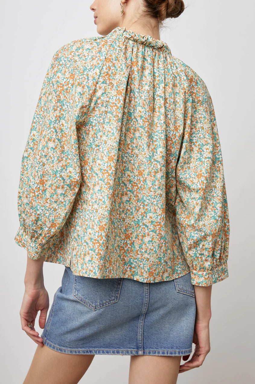 Rails Amal Relaxed Tie Neck Top