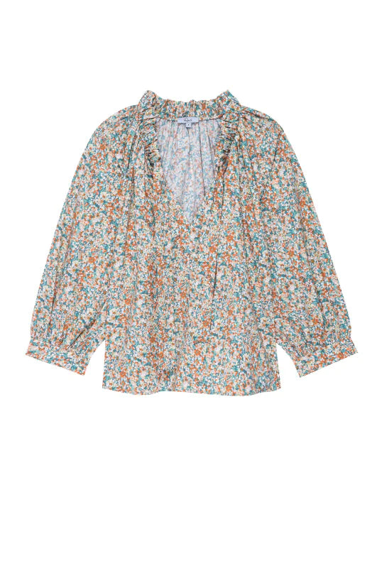 Rails Amal Relaxed Tie Neck Top