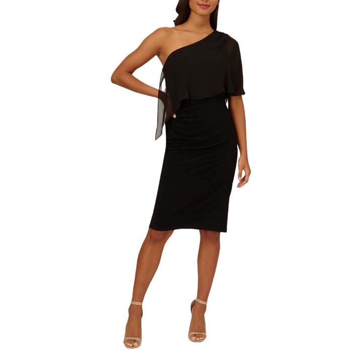 Adrianna Papell One Shoulder Sheath Dress