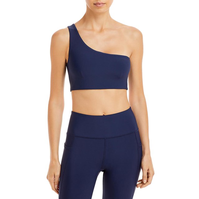 AQUA Athletic One Shoulder Sports Bra