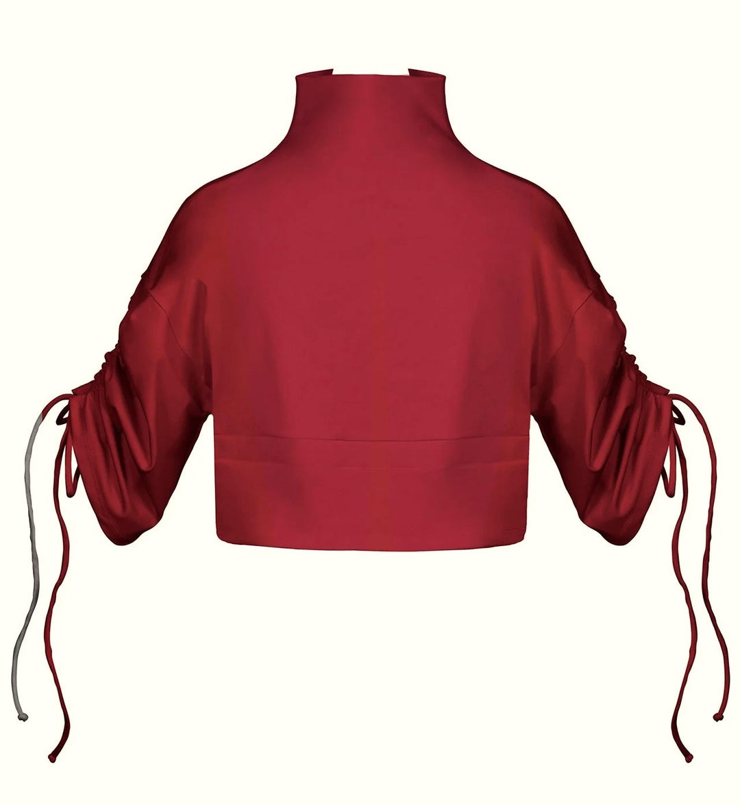 Port De Bras Cata Drawstring Crop Top