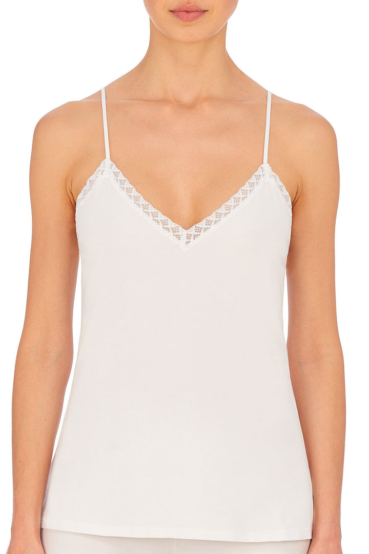 Natori Bliss Cotton Lace Trim Camisole