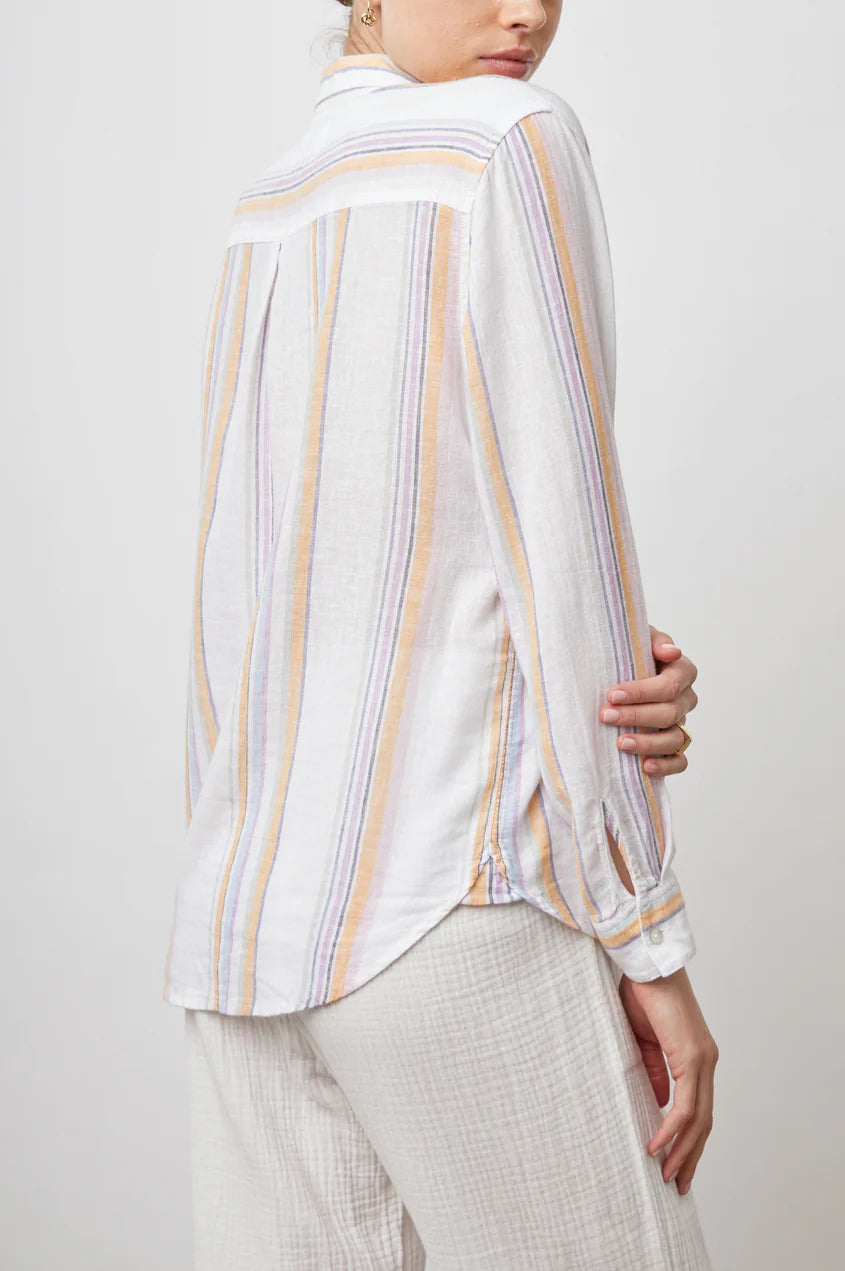 Rails Charli Stripe Linen-Blend Button-Up Shirt
