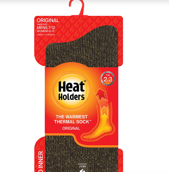 Heat Holders Knit Brushed Inner Thermal 2 pair Socks