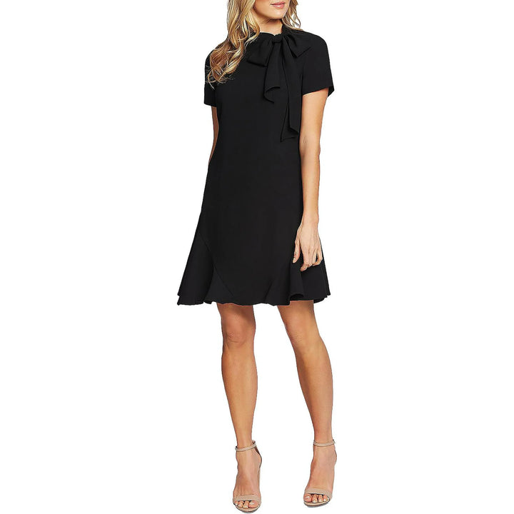 CeCe Bow-Neck A-Line Dress