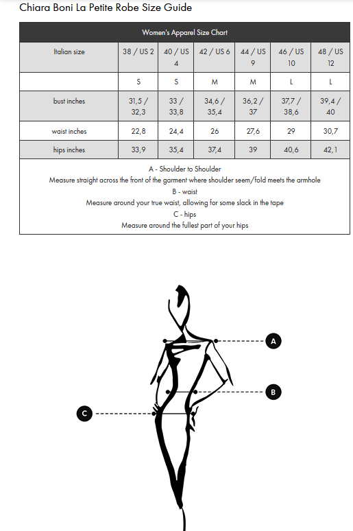 Chiara Boni La Petite Robe Sayah Sleeveless V Neck Gown