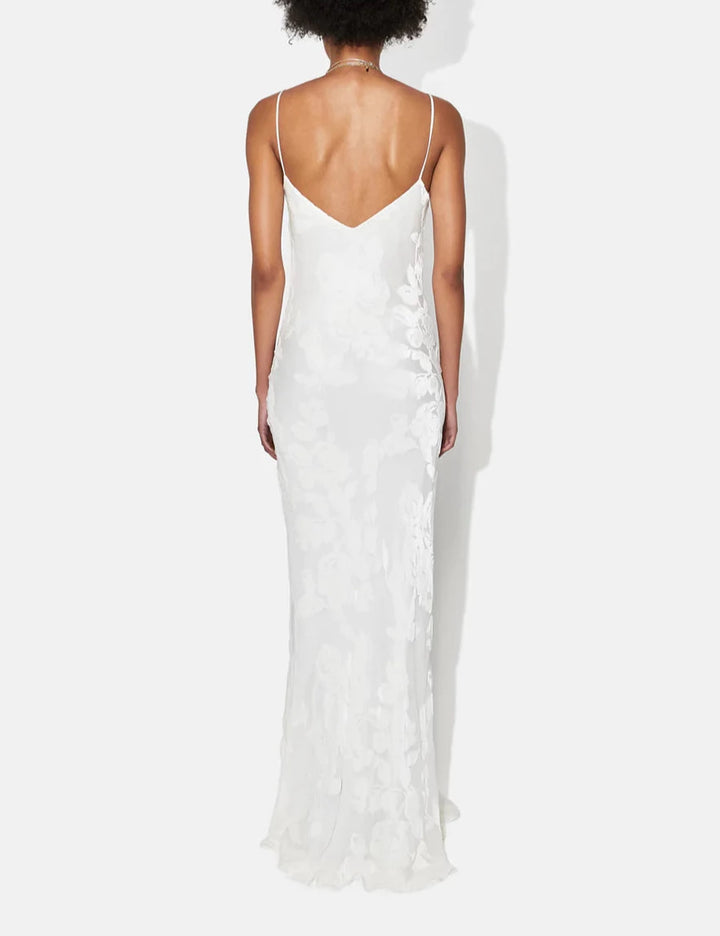 Galvan Frida Velvet Devoré Gown