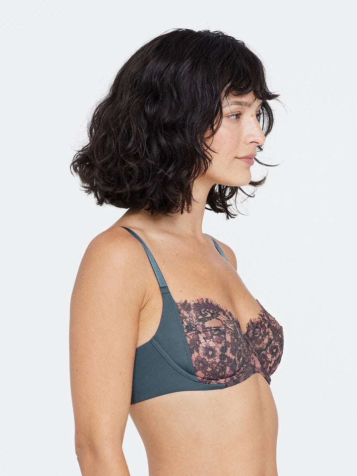 Skarlett Blue Entice Lace Side Support Balconette Bra