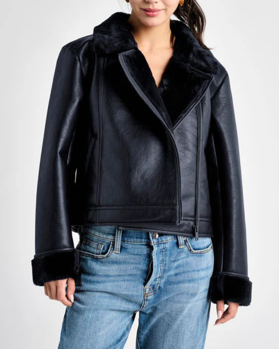 Splendid Romy Faux Shearling Jacket