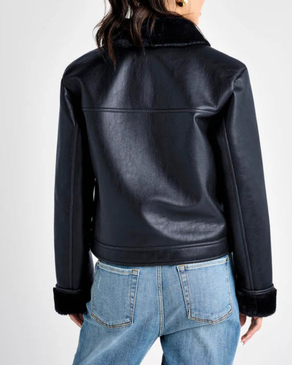 Splendid Romy Faux Shearling Jacket