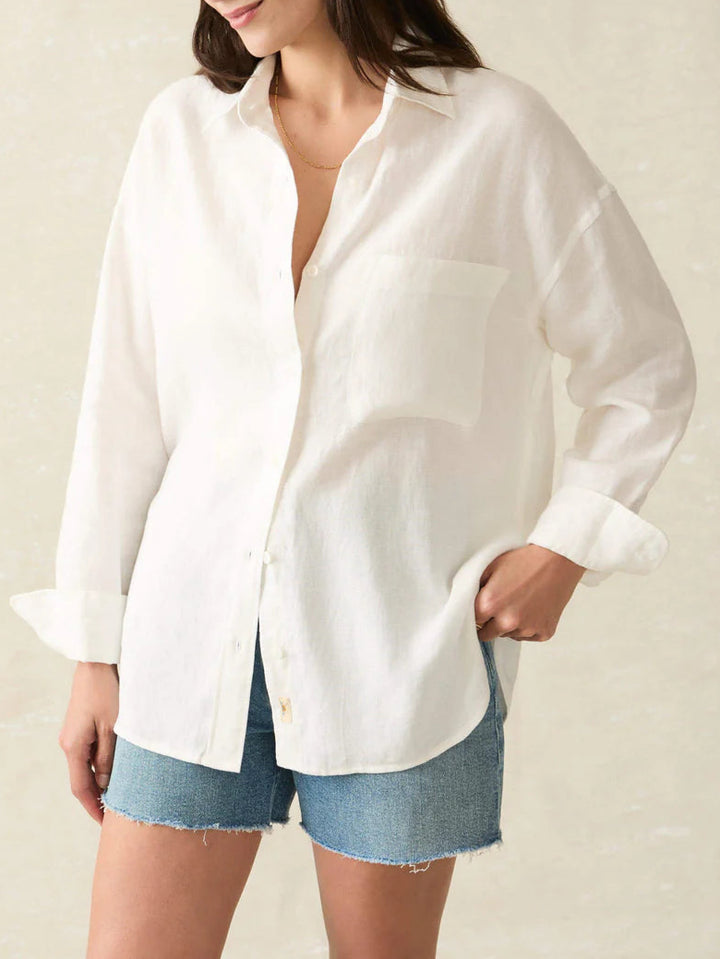 Faherty Laguna Linen Relaxed Shirt