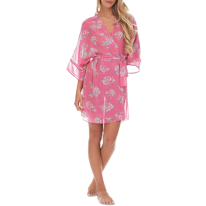 Flora Nikrooz Princess Floral Print Chiffon Robe